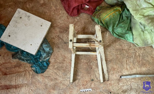 Полицейские задержали подозреваемого в совершении тяжкого преступления.