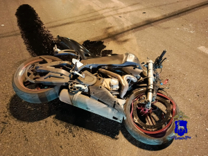 Водитель мотоцикла госпитализирован.