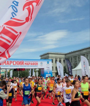 Впервые в рамках Самарского марафона в этом году был разыгран командный чемпионат России по марафону.