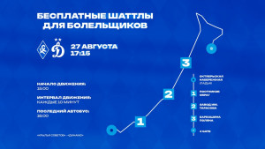 Сегодня будут курсировать бесплатные шаттлы до "Солидарность Самара Арены"