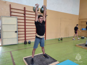 Евгений Евграфов стал лучшим начальником пожарного караула Самарской области.