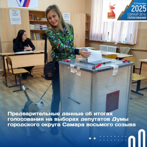Опубликованы предварительные данные о явке на выборах в Самарской области