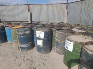 Автотранспортное средство со смазочными материалами остановила мобильная группа на выезде в Республику Казахстан.