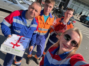 В честь 116-летия со дня запуска городской системы водоотведения сотрудники «РКС-Самара» поздравили самарчанок