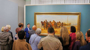 Для показа живописного произведения в Самарском областном художественном музее создано эксклюзивное экспозиционное пространство.