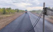 В Богатовском районе начато устройство верхнего слоя покрытия на автодороге Богатое — «Самара — Оренбург»