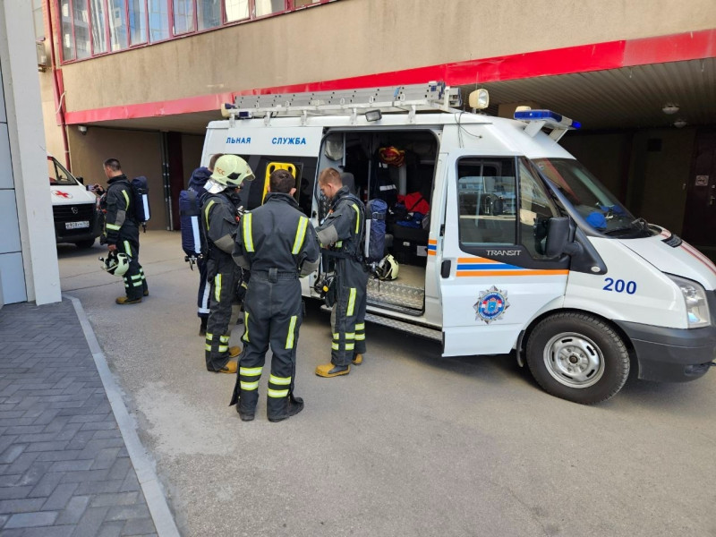 Спасатели Поисково-спасательного отряда регионе приняли участие в комплексных пожарно-тактических учениях