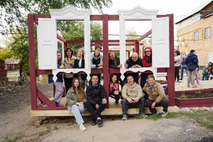 В Саду наличников на улице Чапаевской прошел Праздник урожая.