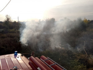 В Волжском районе ликвидировали возгорание на площади 470 кв. метров