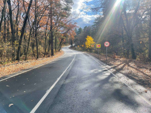 Отремонтированная дорога является основным туристическим маршрутом к многочисленным турбазам и санаториям.