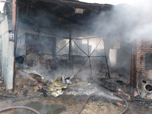 В Ставропольском районе горел частный дом на площади 200 квадратных метров