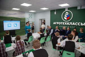 В Хворостянской средней школе открылся агротехнологический класс