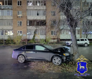 В Сызрани машина врезалась в дерево, пострадала 19-летняя девушка