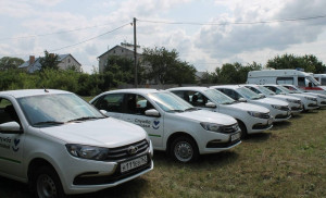 6 Lada Granta и 1 специализированный автомобиль «ГАЗ Соболь».