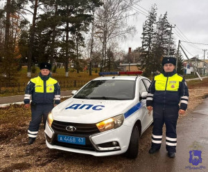 В Самарском регионе полицейские оказали помощь автомобилистке попавшей в трудную ситуацию