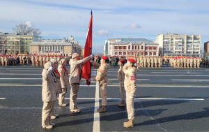 В Самаре прошел смотр парадных расчетов образовательных учреждений региона
