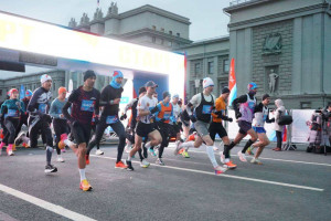 10 тысяч человек стали участниками массового забега в рамках форума «Россия – спортивная держава».