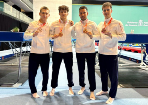 Мужская сборная команда в составе: Михаил Заломин, Михаил Юрьев, Кирилл Пантелеев и Дмитрий Нартов завоевали бронзовые медали.