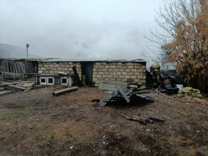 На пожаре в в Большечерниговском районе погибли домашние животные