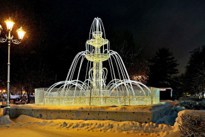 Новые новогодние украшения подготовлены для оформления Самарской набережной