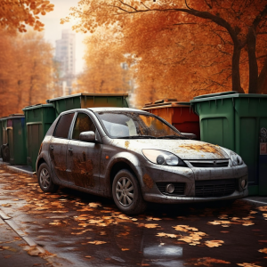 в Самаре водителей начнут без протокола штрафовать за парковку у мусорок