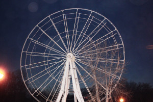 На самом высоком колесе обозрения Японии люди застряли на 9 часов