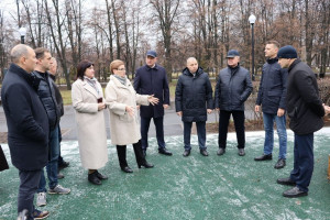 «Партийный десант» оценил ход работ по благоустройству парков Тольятти