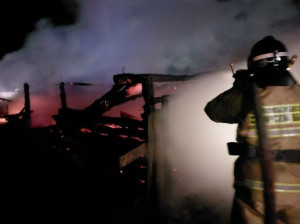 В Самарской области ликвидировали пожар на площади 200 квадратных метров