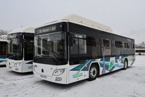 Автопарк транспортной компании «Самара Авто Газ» пополнили 117 новыми низкопольными автобусами марки «LOTOS 105C-02».