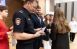В завершение мероприятия полицейский пожелал юношам и девушкам успехов в учебе, творчестве и спорте и поздравил их с наступающими новогодними праздниками.