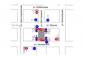 Движение по улице Шостаковича временно ограничат в Самаре 26 декабря