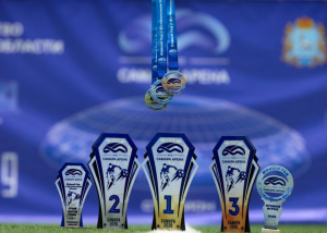 В течение дня 4 января в крытом футбольном манеже «Самара Арена» проходил детский турнир по футболу.