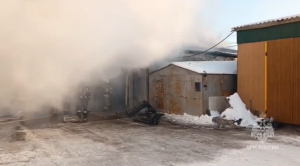 Пожар ликвидирован на площади 150 квадратных метров. В результате пожара пострадал мужчина.