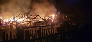 Хворостянские пожарные ликвидировали возгорание на площади 150 квадратных метров