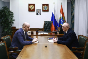 В ходе встречи Вячеслав Федорищев и Юрий Горяинов обсудили задачи по развитию района в 2026 году.