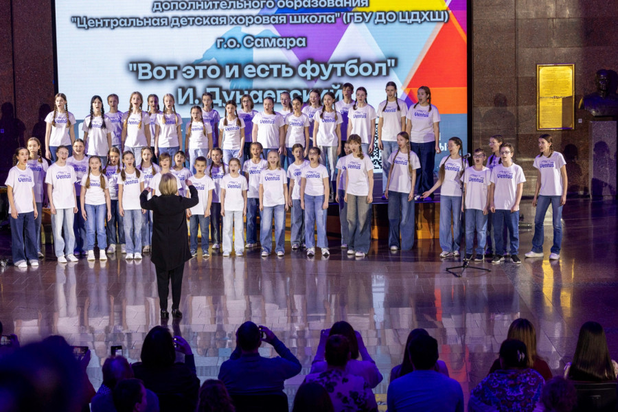 Образцовый художественный коллектив старший хор «Ventus» из Самары выступил в Музее Победы