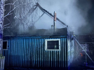 В Кошкинском районе горел жилой дом