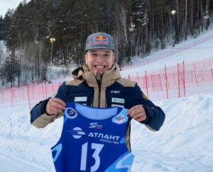 Александр Рожков из Самары  - победитель всероссийских юниорских соревнований по горнолыжному спорту