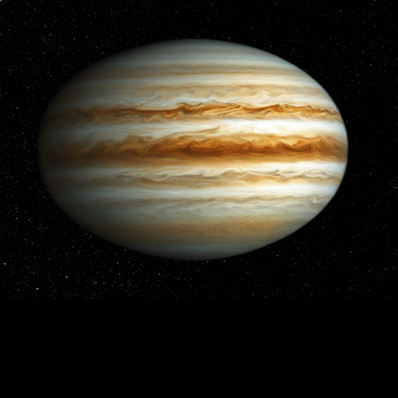 NA: размеры Юпитера оказались меньше, чем ранее предполагалось