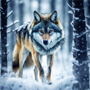 В лесах Тамбовской области зарегистрировано всего 10 волков