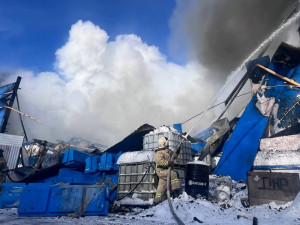 Объявлен ранг пожара № 2. На борьбу с огнем поданы 7 стволов "Б" и сформированы 4 звена газодымозащитной службы.