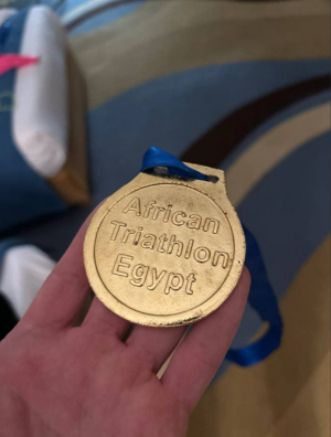 Андрей Буков и его гид Игорь Полянский стали победителями в классе PTVI на этапе Кубка Африки - Africa Triathlon Para Cup El Galala 2026.