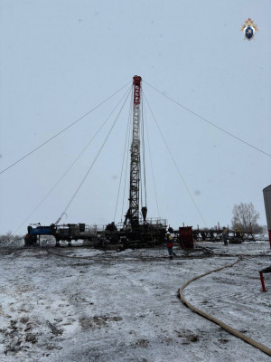 15 февраля в Нефтегорском районе Самарской области во время работ по капитальному ремонту нефтяной скважины произошло возгорание.