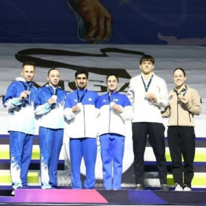 Тольяттинец - бронзовый призер этапа Кубка мира по прыжкам на батуте