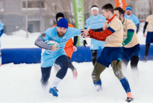 В Казани состоятся Чемпионат России по регби на снегу. Участниками стали 9 мужских команд из разных регионов страны, в том числе сборная Самарской области.