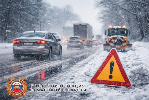 5 марта на дорогах региона -  снежная «каша», идёт мокрый снег, местами образуется наледь. Покрытие проезжей части становится скользким, ухудшается видимость.