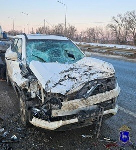 В Красноярском районе после ДТП с КАМАЗом госпитализирована женщина-водитель