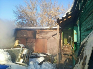 В Сызранском районе горели надворные постройки на 70 кв. метрах