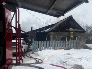 10 марта в 11:35 в селе Приволжье на улице Зелёная поляна произошел пожар.