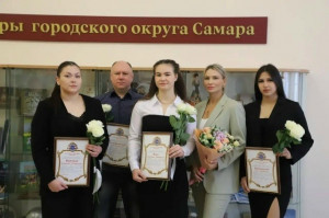 Глава Самары наградил воспитанников СШОР № 11 и их тренеров за победы на Первенствах России по самбо и дзюдо